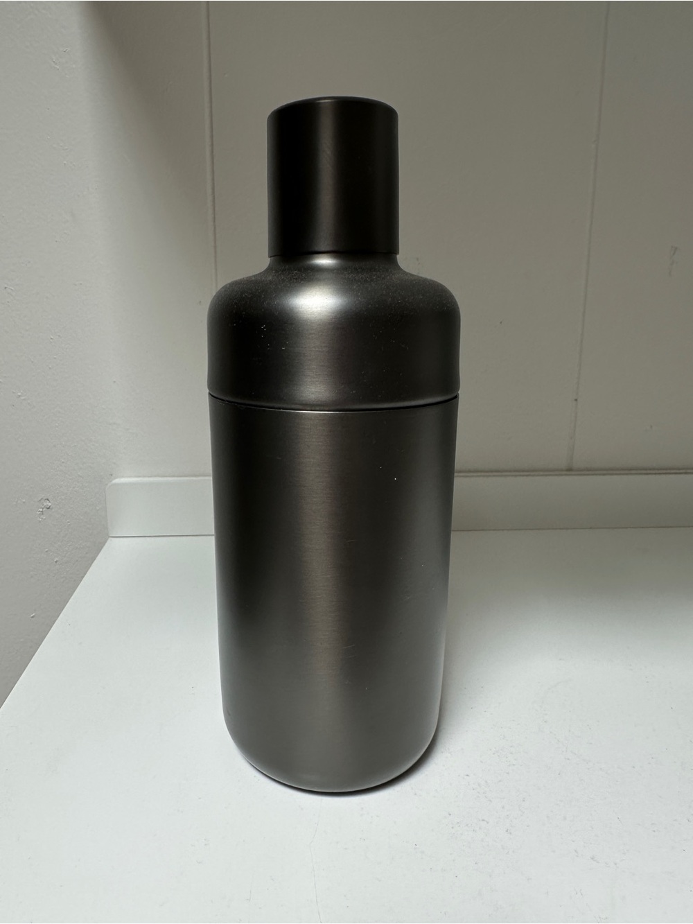 Graphite Fenton Cocktail Shaker | Crate & Barrel